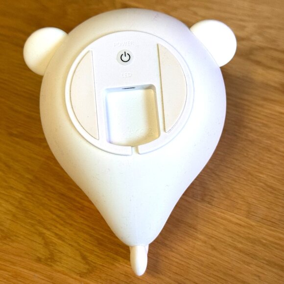 Night Light Squish Color-Changing Silicone Light, White Bubble Fish - Picture 7 of 16